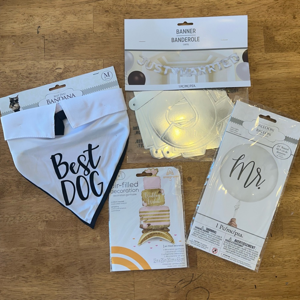 Wedding Party Decorations Set